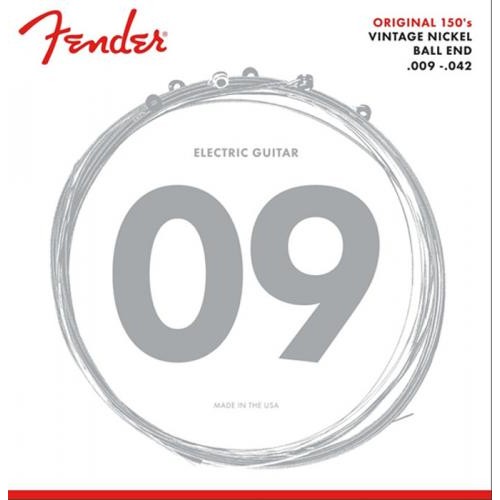 Струни для електрогітари Fender 150L Pure Nickel Wound Light Electric Guitar Strings 9/42 Струни для електрогітари Fender 150L Pure Nickel Wound Light Electric Guitar Strings 9/42
