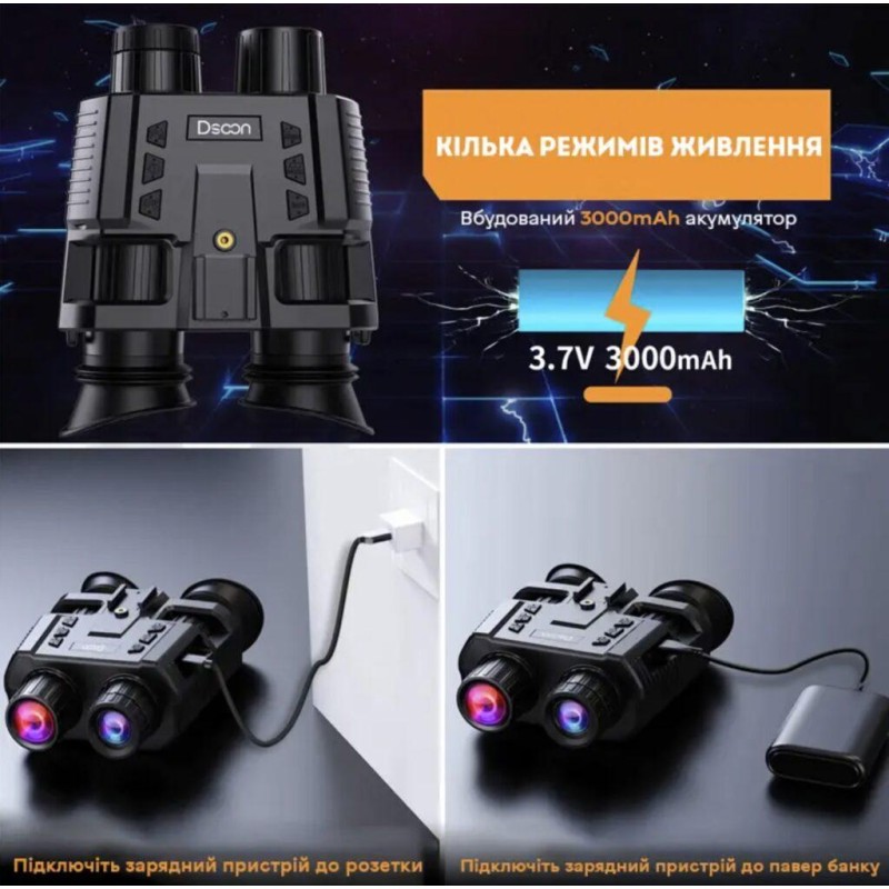 Бінокуляр прилад нічного бачення FMA NV8000 + кріплення на шолом Wilcox L4G24