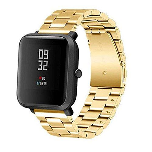 Ремінець BeWatch 20 мм сталевий браслет для Xiaomi Amazfit Bi /GTS/GTR 42 мм Gold (1110428) Ремінець BeWatch 20 мм сталевий браслет для Xiaomi Amazfit Bi /GTS/GTR 42 мм Gold (1110428)