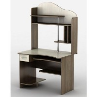 Стіл комп'ютерний Тиса Мебель СК-8 Венге Молочний 1743x700x1000 мм Стіл комп'ютерний Тиса Мебель СК-8 Венге Молочний 1743x700x1000 мм