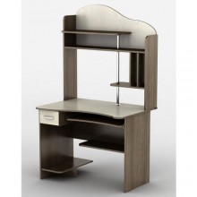 Стіл комп'ютерний Тиса Мебель СК-8 Венге Молочний 1743x700x1000 мм