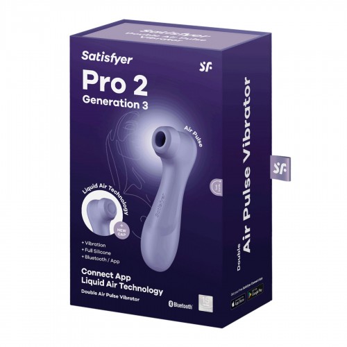 Вакуумний кліторальний стимулятор Satisfyer Pro 2 Generation 3 with Liquid Air Connect App Lilac в інтернет супермаркеті PbayMarket!