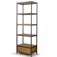 Стелаж для зберігання в стилі Loft NS-1844 1780x600x350 мм Черный Стелаж для зберігання в стилі Loft NS-1844 1780x600x350 мм Черный