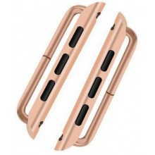 Перехідник конектор для ремінця Apple Watch VOLRO 42mm Червоне золото (vol-1379)