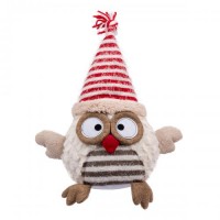 Новорічна м'яка іграшка Novogod'ko «Сова в ковпачку» 30 см 974011 Новорічна м'яка іграшка Novogod'ko «Сова в ковпачку» 30 см 974011