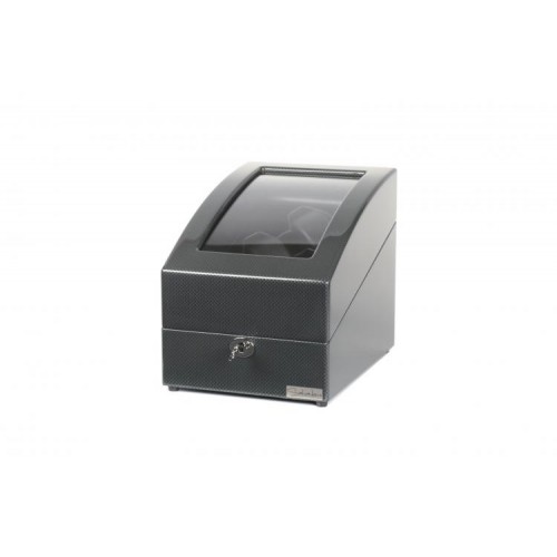 Скринька Salvadore для підзаводу 2 годинників 3024/2TB/DF9 19х26х21,5 см Чорний Скринька Salvadore для підзаводу 2 годинників 3024/2TB/DF9 19х26х21,5 см Чорний