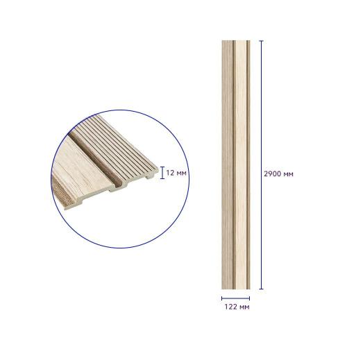 Декоративна PS рейка Sticker Wall 122*2900*12мм (D) SW-00001750 Декоративна PS рейка Sticker Wall 122*2900*12мм (D) SW-00001750