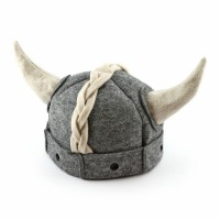 Банна шапка Luxyart Вікінг Сірий (LA-470)