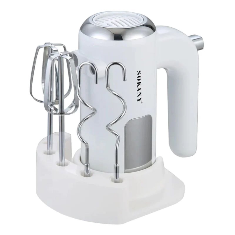 Ручний міксер 2в1 Sokany 800 Вт Білий (SK-02025)