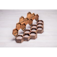 Сотова скринька для 9 годинників ecoWalnut 7.3х59.7х18.8 см