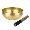 Тибетська співоча чаша Singing bowl Ручна холодна ковка 19,3/19,3/8 см Бронза матова (27400) в інтернет супермаркеті PbayMarket!