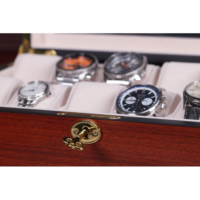 Скринька для зберігання годинників Salvadore Бордовий WB/1087/12.C