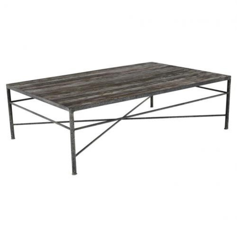 Кавовий журнальний столик у стилі Loft NS-596 380x1300x650 мм Черный