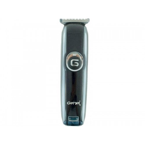 Бездротова машинка для стрижки волосся Gemei GM-6050 Чорний з сірим (200412)