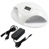 Гібридна манікюрна лампа SUN 669 для двох рук одночасно UV+LED 48W White