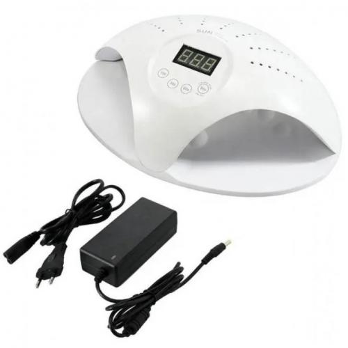 Гібридна манікюрна лампа SUN 669 для двох рук одночасно UV+LED 48W White