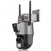 Камера відеоспостереження No Brand P11-QQ6 8MP WiFi Чорний (2390000022)