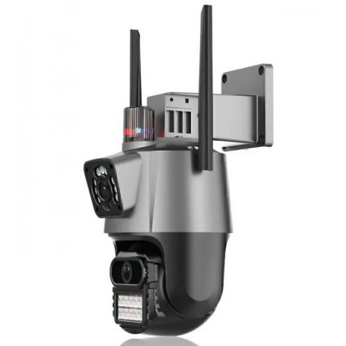 Камера відеоспостереження No Brand P11-QQ6 8MP WiFi Чорний (2390000022) Камера відеоспостереження No Brand P11-QQ6 8MP WiFi Чорний (2390000022)
