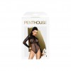 Боді Penthouse Spicy Whisper XL Black, імітація топу з довгими рукавами, закрите декольте в інтернет супермаркеті PbayMarket!