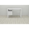 Письмовий стіл із ящиками Ferrum-decor Оскар 750x1200x600 метал Білий ДСП Біле 16 мм (OSK0008) в інтернет супермаркеті PbayMarket!