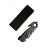 Ніж туристичний Gorillas BBQ 4100 22 см Чорний (KN1038)