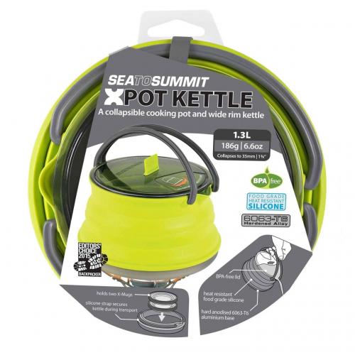 Чайник складань Sea To Summit X-Pot Kettle 1,3 Green (STS AXKET1.3LI) в інтернет супермаркеті PbayMarket!