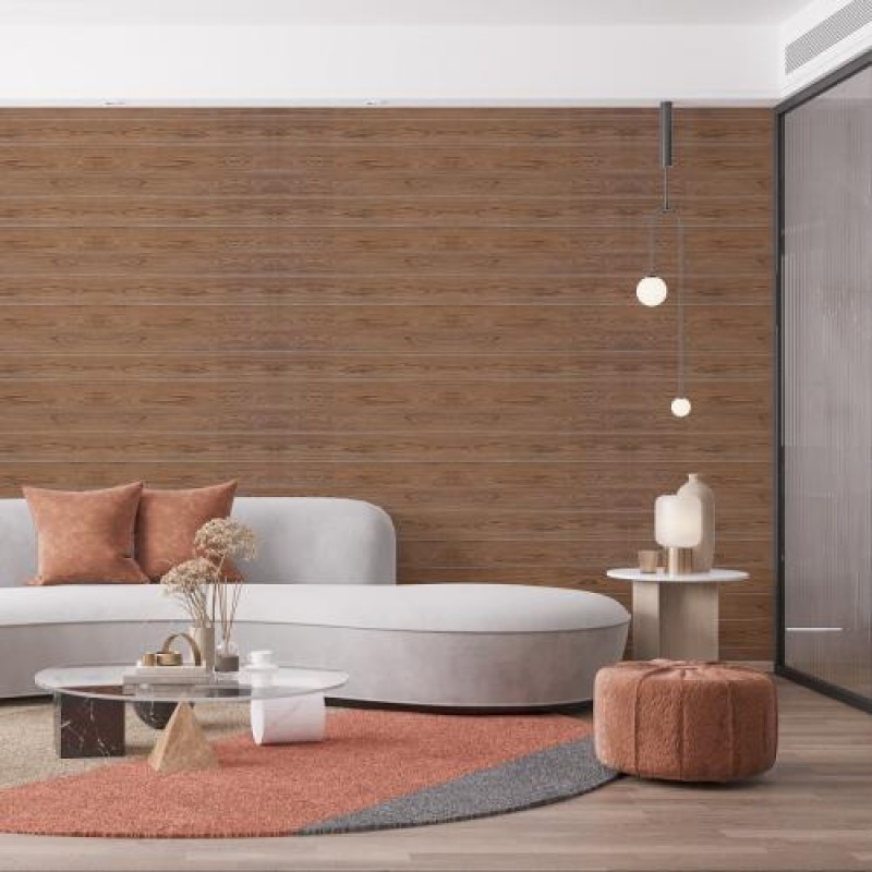 Самоклеюча декоративна 3D панель під дерево у рулоні 3D Loft 20000x700x3 мм Світлий дуб