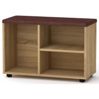 Тумба для взуття ТО-18 Компанит Дуб сонома (70х30х46, 5 см)