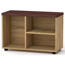 Тумба для взуття ТО-18 Компанит Дуб сонома (70х30х46, 5 см)