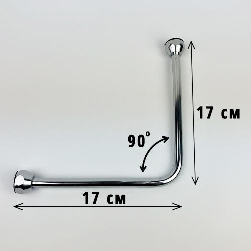 Гнучка підводка Albertoni мідна хромована кут 90° 1/2 ВВ d 10мм бумеранг 34 см в інтернет супермаркеті PbayMarket!