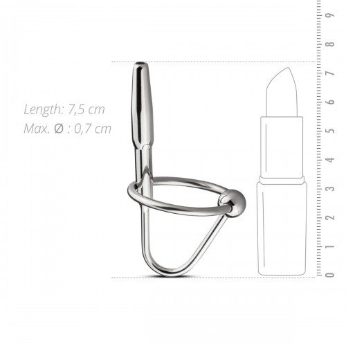 Уретральний стимулятор Sinner Gear Unbendable – Sperm Stopper Hollow Ring, 2 кільця (2,5 см та 3 см)