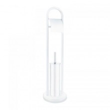Єрш для підлоги з папероутримувачем ZERIX KIT ME04 White (ZX4643)