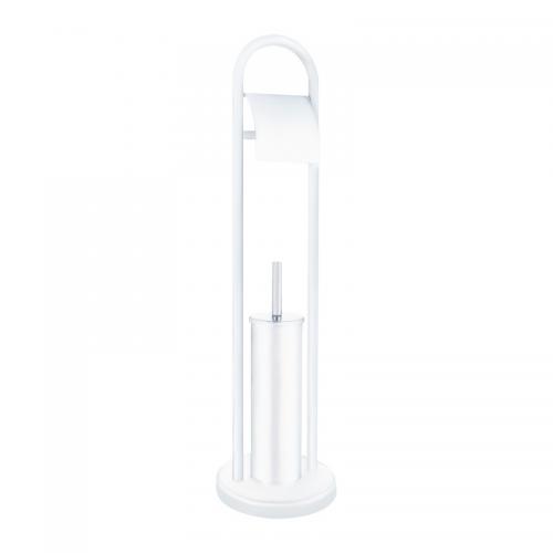 Єрш для підлоги з папероутримувачем ZERIX KIT ME04 White (ZX4643) Єрш для підлоги з папероутримувачем ZERIX KIT ME04 White (ZX4643)