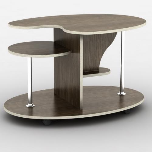 Журнальний столик Тиса Мебель Нептун Венге 55x60x90 см Журнальний столик Тиса Мебель Нептун Венге 55x60x90 см