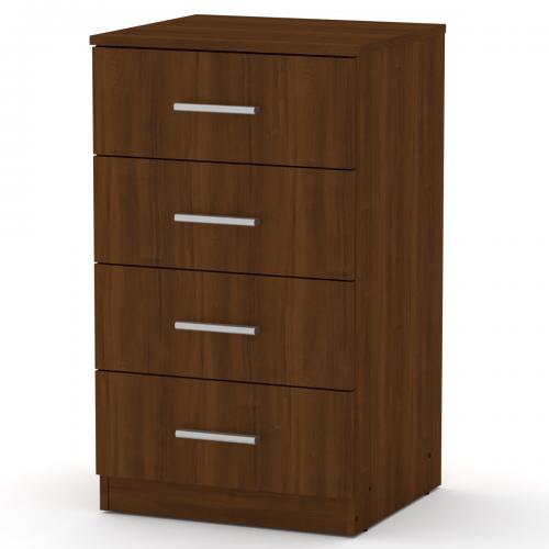 Комод Компаніт 4А Горіх екко (49х45х85 см) Комод Компаніт 4А Горіх екко (49х45х85 см)