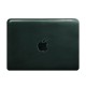 Шкіряний чохол для MacBook 14 дюйм Зелений Crazy Horse BlankNote