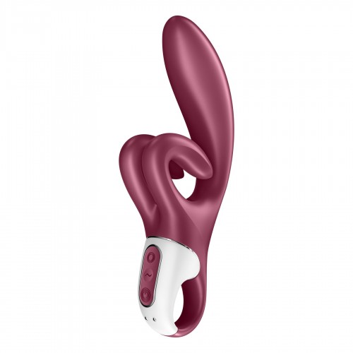 Вібратор-кролик Satisfyer Touch Me Red, подвійний відросток, 3 потужні мотори