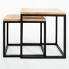 Комплект журнальних столиків GoodsMetall у стилі Лофт 500х450х350 КЖС44