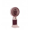 Ручний вентилятор Mini Fan Hello Summer 121 Бордово-рожевий (30151451)