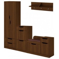 Передпокій Фаїна А2 Компанит Горіх екко (komA10) Передпокій Фаїна А2 Компанит Горіх екко (komA10)