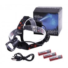Налобний ліхтар Police BL-XQ-218-HP50 Power bank 3х18650 3 режими