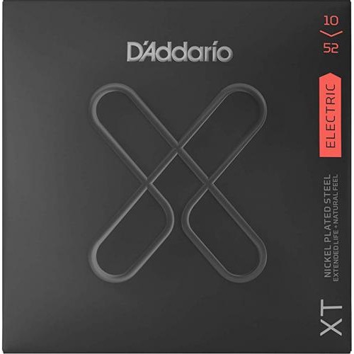 Струни для електрогітари D'Addario XTE1052 XT Light Top / Heavy Bottom 10/52 Струни для електрогітари D'Addario XTE1052 XT Light Top / Heavy Bottom 10/52