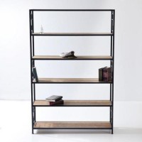 Стелаж для зберігання в стилі Loft NS-1731 1830x1200x300 мм Черный Стелаж для зберігання в стилі Loft NS-1731 1830x1200x300 мм Черный