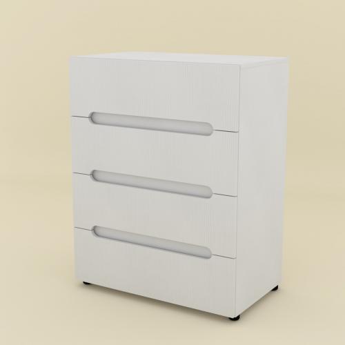 Комод для речей МС-7 Стиль Компанит Білий (New-122) Комод для речей МС-7 Стиль Компанит Білий (New-122)