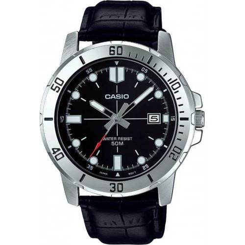 Наручний годинник Casio MTP-VD01L-1EVUDF Чорний Наручний годинник Casio MTP-VD01L-1EVUDF Чорний