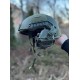 Тактичний комплект шолом FAST/навушники Earmor М31/кріплення Чебурашка S Оливковий