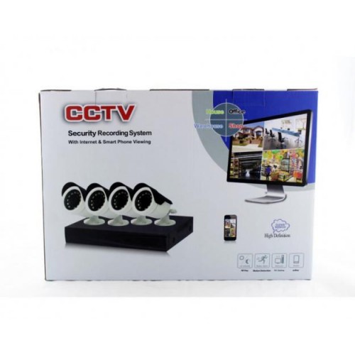 Комплект провідного відеоспостереження Реєстратор + Камери DVR KIT CAD D001 2mp\4ch Комплект провідного відеоспостереження Реєстратор + Камери DVR KIT CAD D001 2mp\4ch