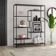 Стелаж для зберігання в стилі Loft Чорний NS-1928 1680x1200x400 мм