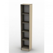 Стелаж Тиса Мебель ШС-10 У Бук 205x35x35 см