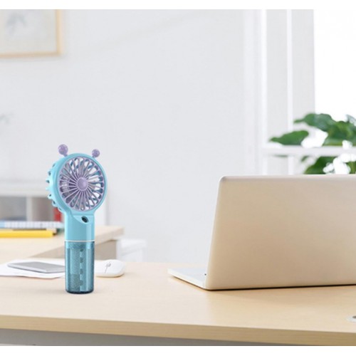 Ручний міні-вентилятор Mini Fan 6618 Блакитний (30151446А) Ручний міні-вентилятор Mini Fan 6618 Блакитний (30151446А)